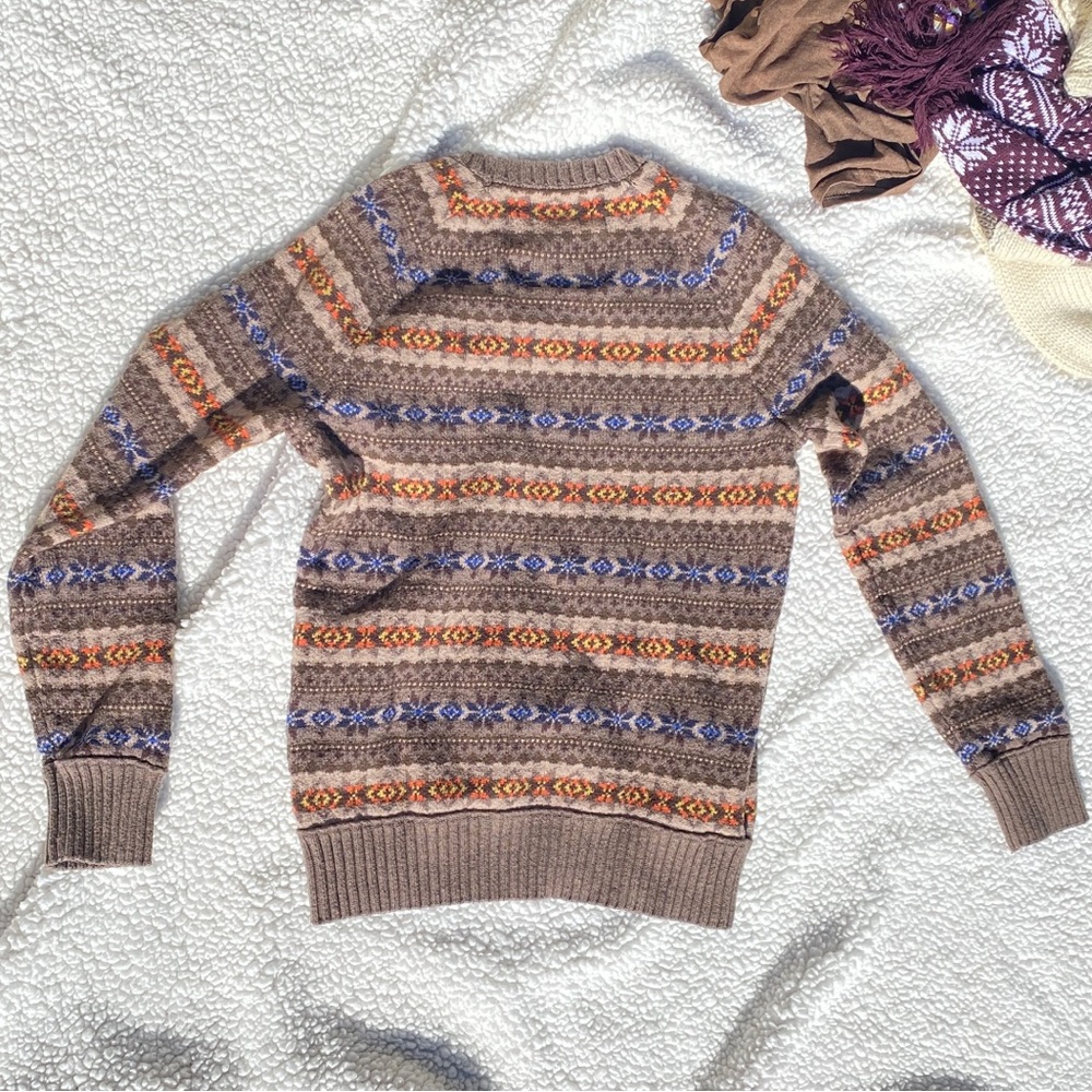 Multicolor Patterned Sweater